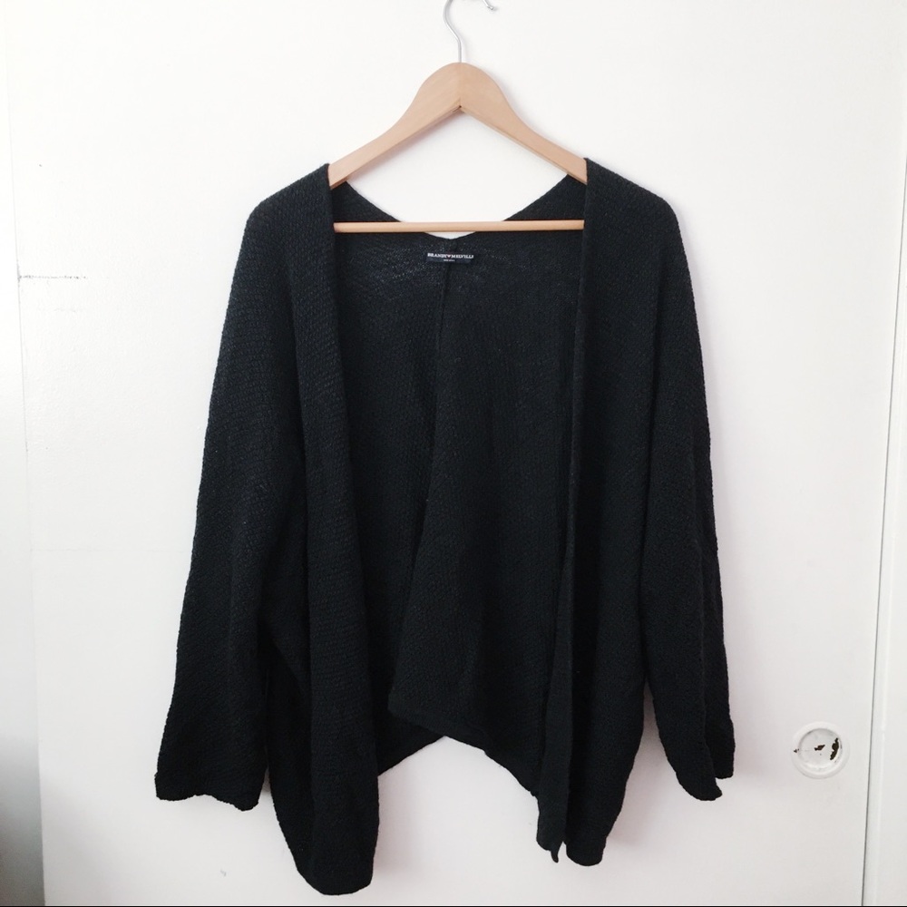 Brandy Melville black Caroline cardigan